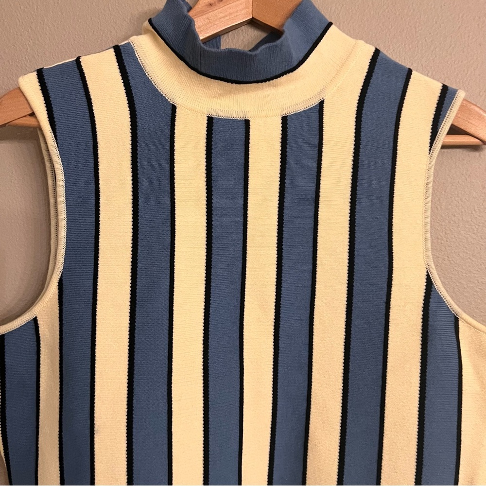 EVA FRANCO | Anthro Mock Neck Mini Dress - Picture 5 of 7
